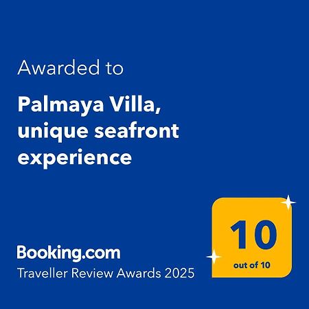 Palmaya Villa, Unique Seafront Experience Vagia  Екстериор снимка